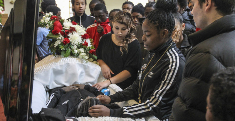 The funeral for Tyson Bailey